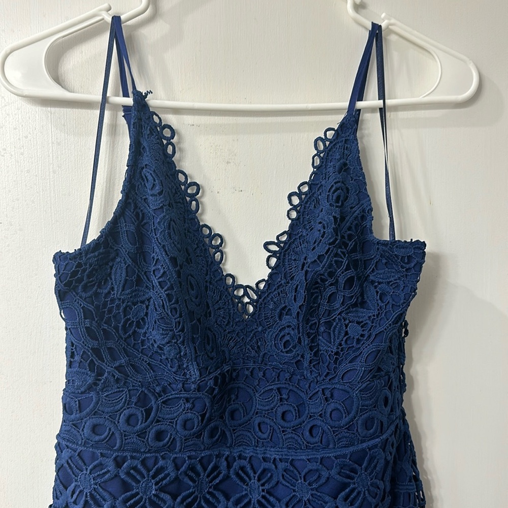 Lulus dress blue navy Medium